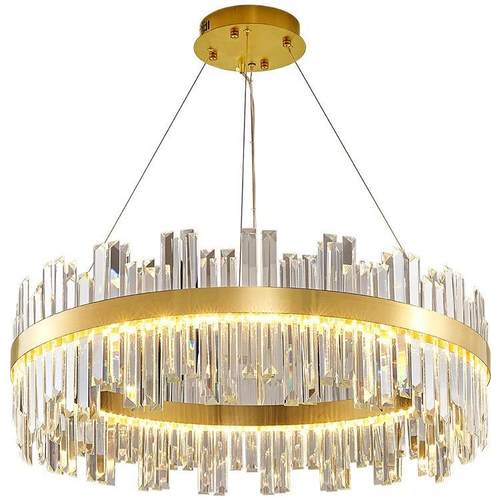 轻奢水晶吊灯客厅灯后现代简约大气北欧创意卧室餐厅灯具2022新款