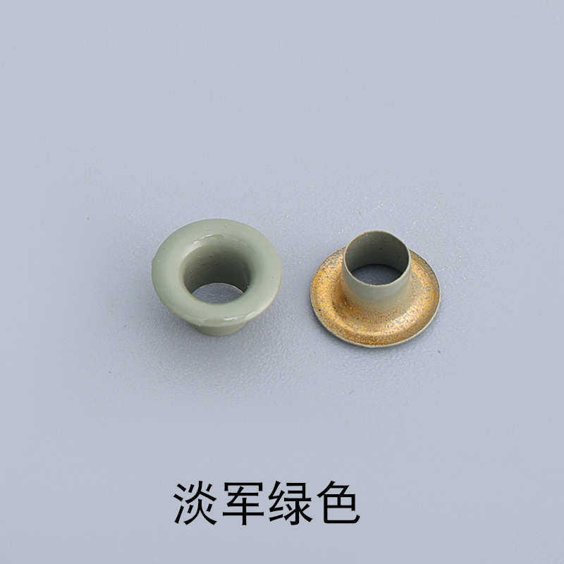 金属扣服饰直供衣服扣箱包配件现货喷漆鞋金属气眼扣气眼工厂眼