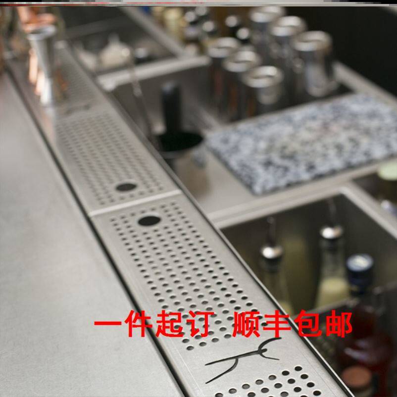 滴水洗碗小吃滴酒盘水槽不锈钢沥水板啤酒沥水盘篦子厨房外吧台