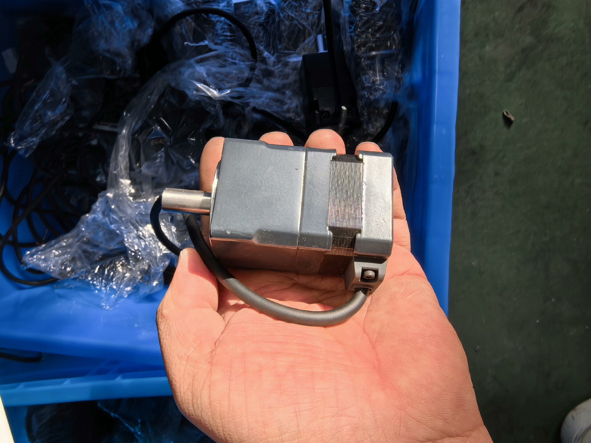 进口 PK543AW-H50S谐波减速42步进电机成色漂亮，