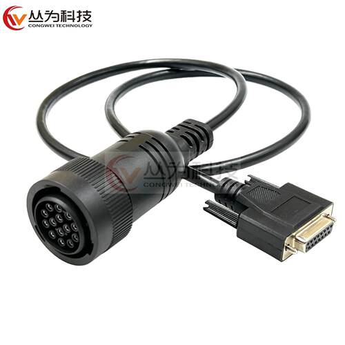 ET4检测仪连接线317-7485卡车诊断仪转接线德驰HDP26卡特挖掘机线