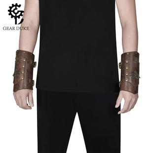 万圣节货源中世纪复古蒸汽朋克户外手环饰品女节日派对手臂环护腕