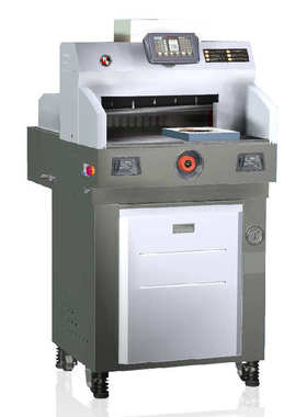 新品豪彩R4908触摸屏程控切纸机小型液压切纸机重型裁纸机切纸机