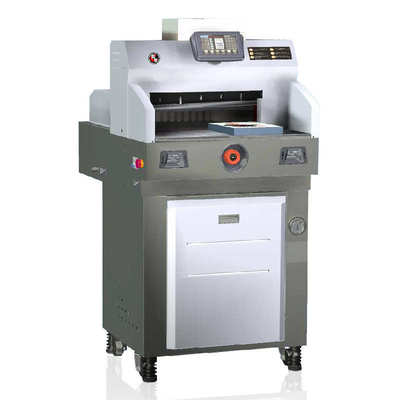 新品豪彩R4908触摸屏程控切纸机小型液压切纸机重型裁纸机切纸机