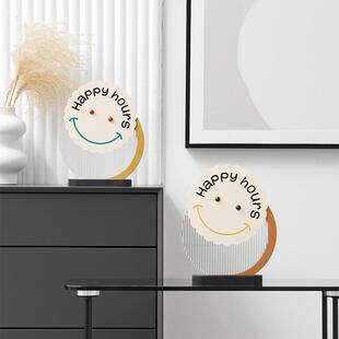 wozoom屋准奶油风摆件家居饰品客厅玄关电视柜办公桌面装 饰摆件