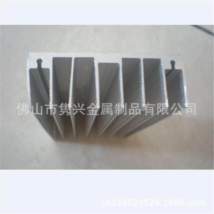 定制铝型材散热片电子元件散热器型材电器降温密齿散热铝条
