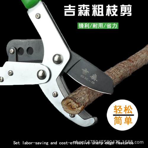 厂家供应吉森园林粗枝剪 大力剪 粗钢管不绅缩大枝剪大力士果枝剪