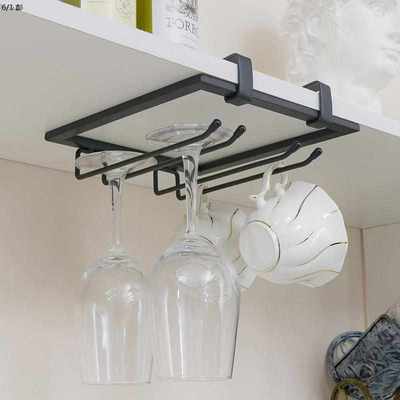 免安装红酒杯倒挂架悬挂酒架欧式葡萄酒杯架酒柜摆件家用高脚杯架