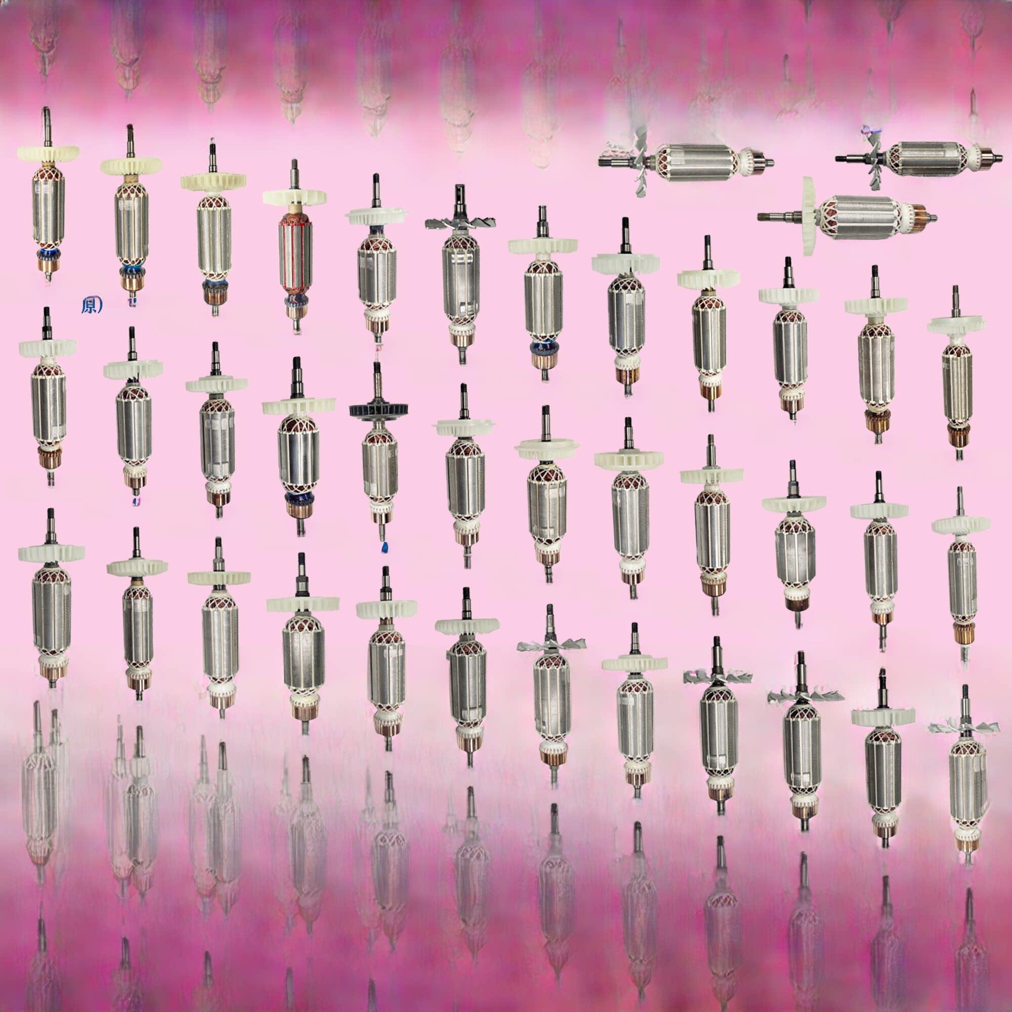 6-100/9913角磨机转子100型角磨机9523定子华丽109电机配件