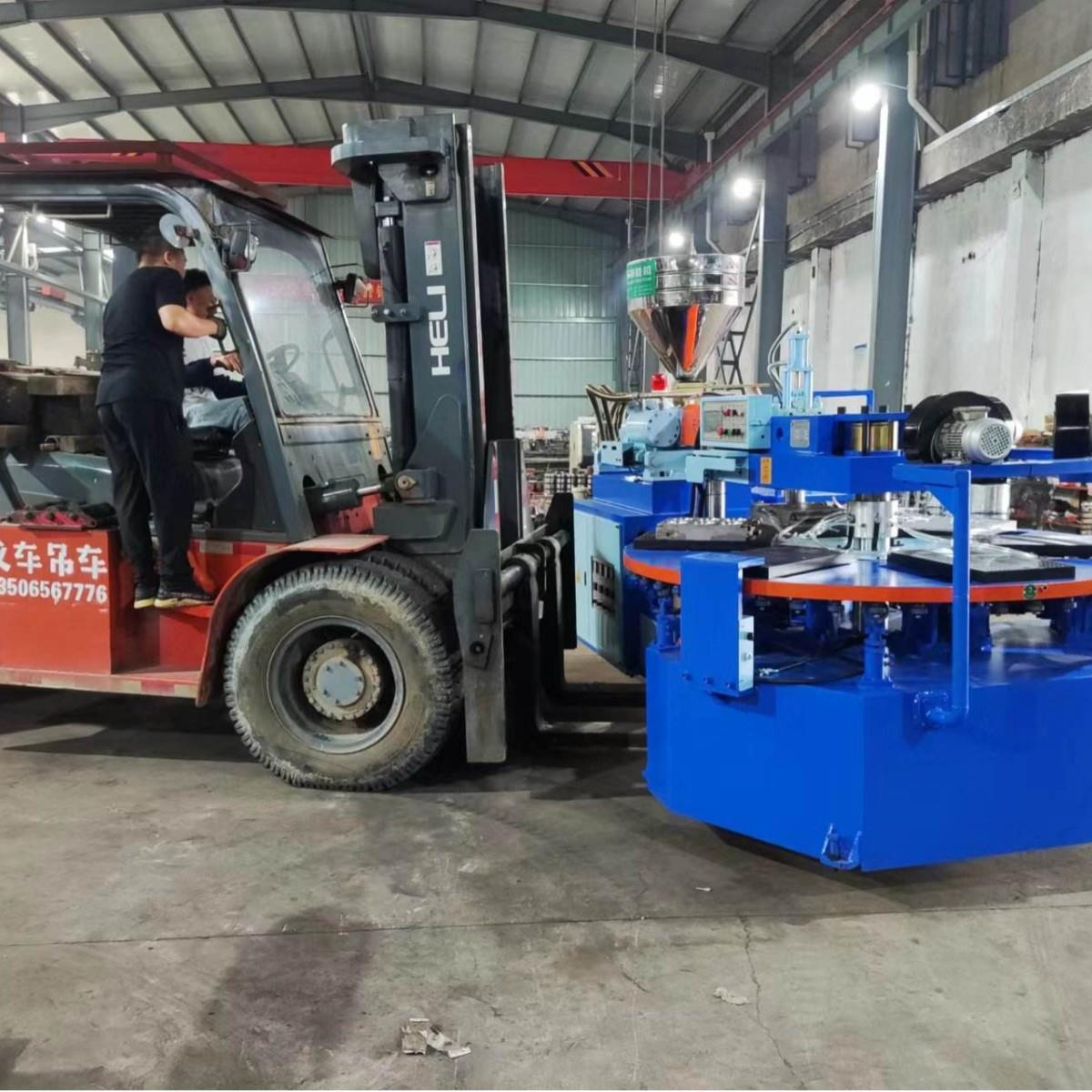 TG-8212A12工位全自动圆盘双色PVC/TPR/TPU鞋底注射成型机