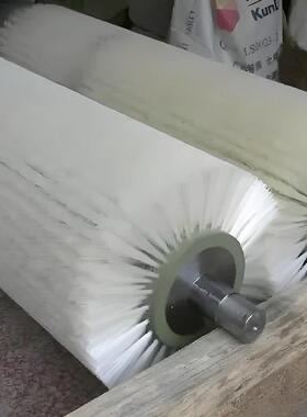 毛刷辊滚洗筒刷工印业圆形清毛机毛刷辊纺68601织染分幅机开富辊