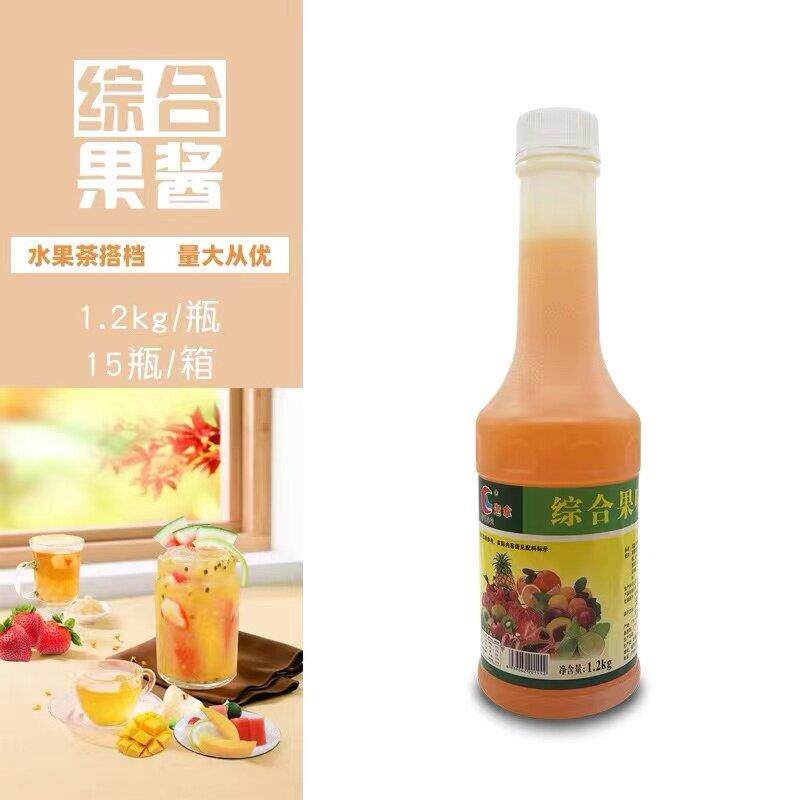 综合果味茶酱果汁浓缩冲饮复合水果茶浓浆奶茶店商用水果茶原材料