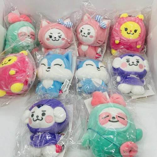 韩国KPOP ITZY毛绒玩偶 20cm紫色毛绒娃娃 多色可选 Kawaii风格礼
