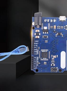 莱昂纳多R3微控制器开发板Atmega32U4官方版本，数据电缆适用于Ar