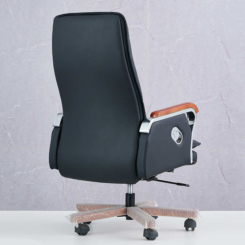 厂家批发牛皮大班椅 洽谈久坐舒适升降旋转商务老板椅靠背现货
