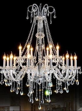 灯欧式水晶TD0105大吊具客厅墅餐厅灯酒店大厅别挑高复式楼梯长多