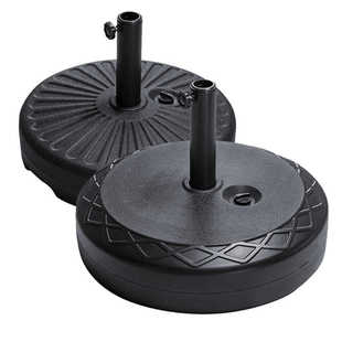 户外遮阳伞香蕉伞固定注水注沙底座箱大理石 中柱伞罗马伞底座