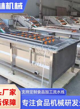厂家定加制中央厨蔬房菜清洗机果蔬清洗成套931设备净洗菜工清流