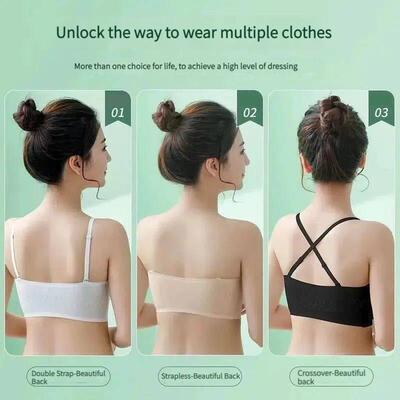 Summer Strapless Bra Underwear Seamlessly Push Up Brassiere