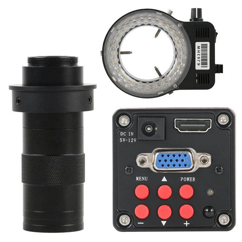 1080P-高清HDMI/VGA工业相机C接口130X镜头 主板维修数码显微镜