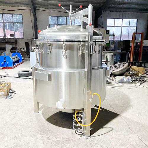 大型盐水花生压力煮锅薯条真空煮锅500L牛板筋牛蹄筋高温压力锅