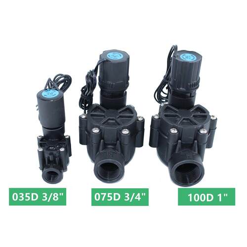 带手动DC12V24VAC24V220V脉冲6-24V3分6分1寸管低流量灌溉电磁阀