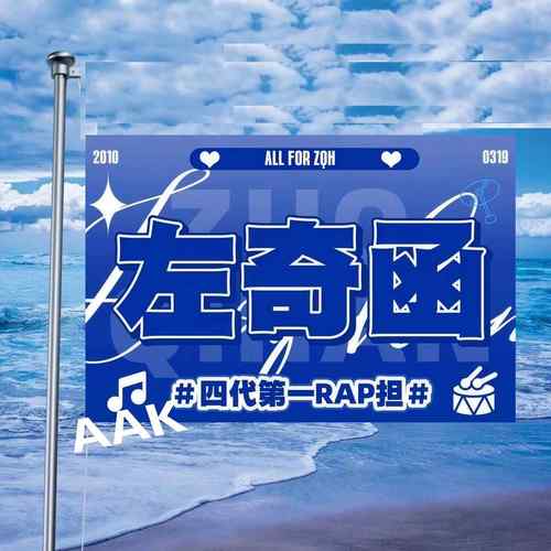 左奇函应援大旗TF家族左奇函应援旗定制明星手持旗帜音乐节旗定制