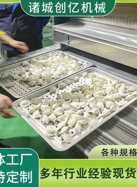 速冻水饺流水线隧道式速冻机设备大型包子花卷速冻机不锈钢