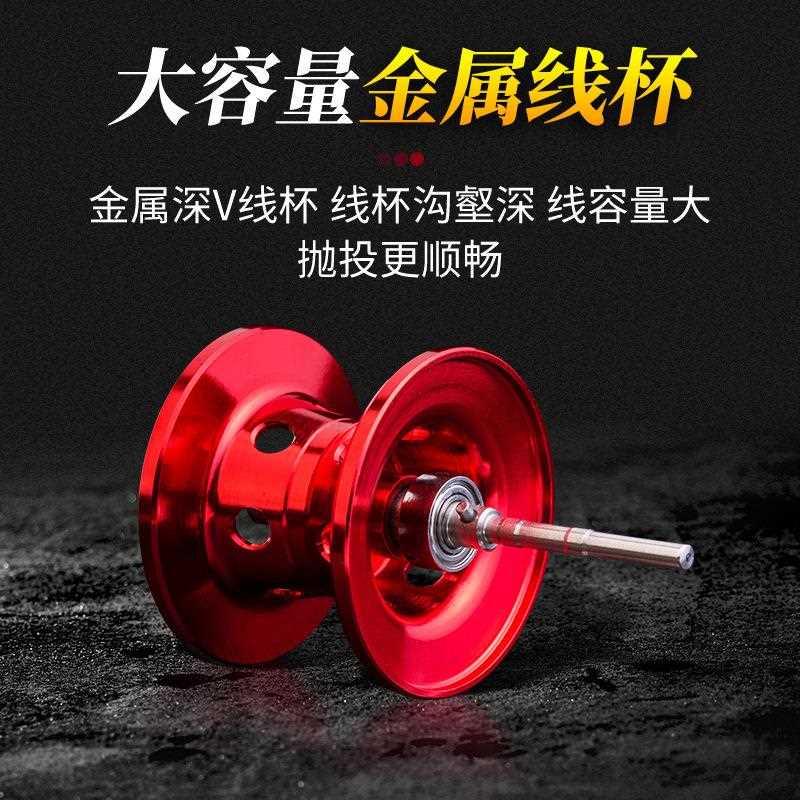 新款直销远投水滴轮路亚轮微轮鱼轮买防炸线滴水轮双刹车全金属渔