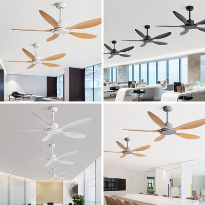 大风力工业无灯吊扇会议室简约家用风扇餐厅饭馆茶室吊顶复古吊扇