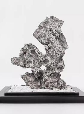 新中式家居样板间软装工艺品高端大气茶室客厅酒柜玄关博古架摆件