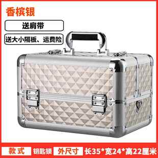 正品多纹层绣工具箱专业手提收化妆耳包美发美甲纳盒纹眉美容采工