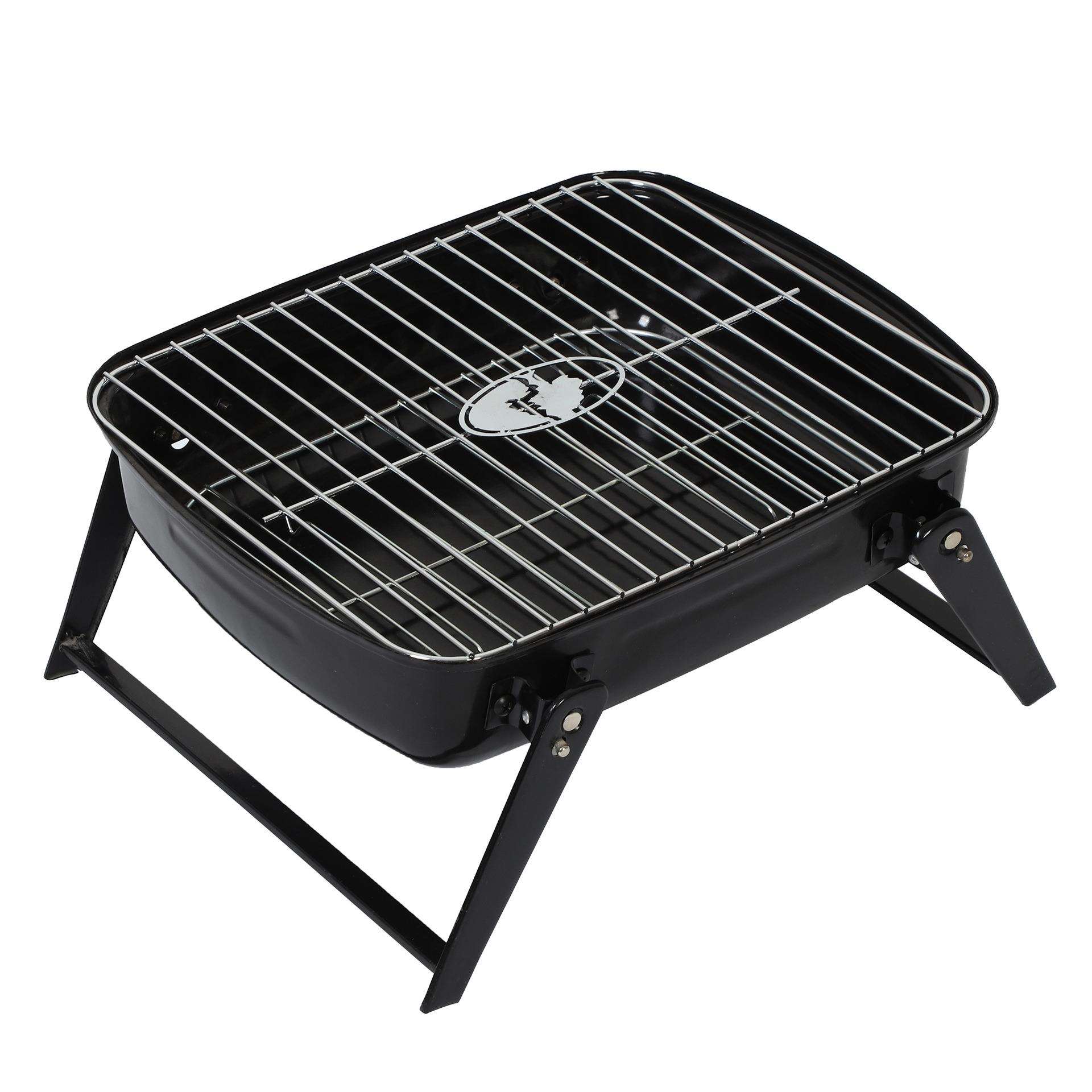 BBQ烧烤炉家用手提便携式木炭烤肉架保温网焖烤一体可折叠烧烤架