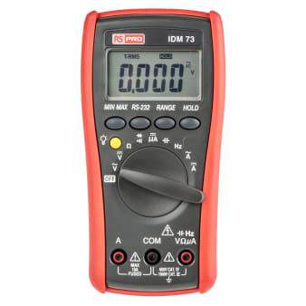 RS PRO IDM73 真有效值手持式万用表 750V交流1000V直流 10A