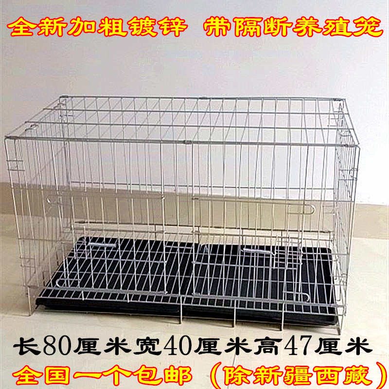 加粗鸽子笼兔鸡鸽子用品用具鸽子配对笼养殖笼子金属折叠大号包邮