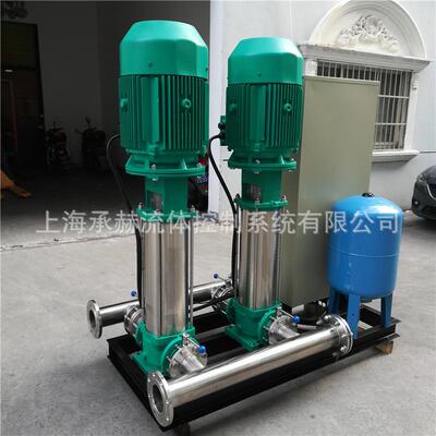 威乐水泵触摸屏人机界面PLC自动一体化智慧集成恒压供水泵房泵站