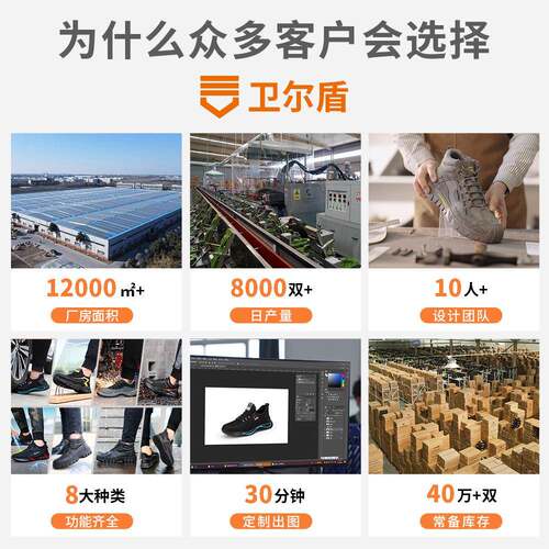 新款直销冬季高帮劳保鞋男款防砸防刺穿轻便钢包头跨境防护加绒工