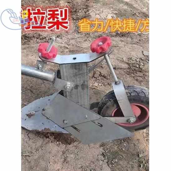 手拉犁手扶犁单人犁地开沟犁起垄器小型耕地机农用神器人工松土机
