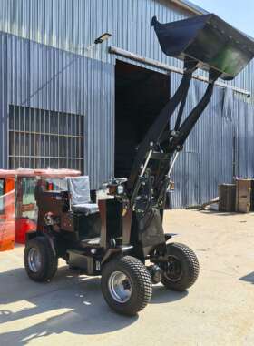 Wheeled Loader液压升降小铲车 加宽大臂柴油机 可选配驾驶棚