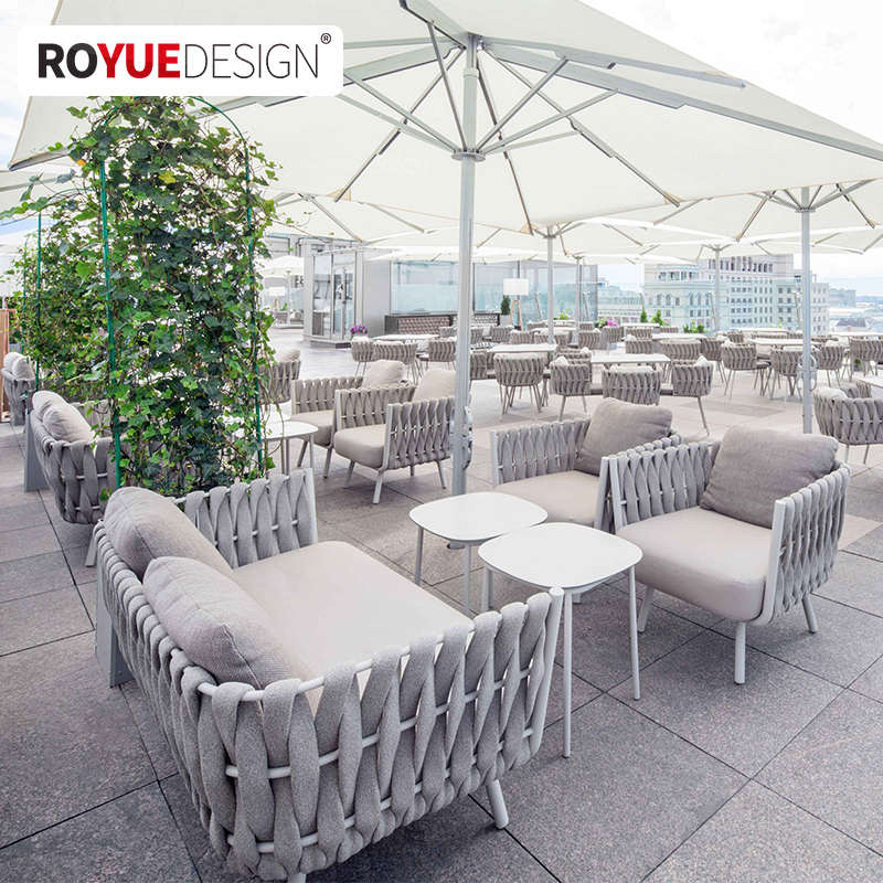 户外藤椅休闲沙发椅子藤编北欧庭院花园阳台露台单人茶几防水家具