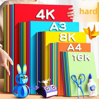 A4/A3 Card Paper 4 Intense Colour Paper Sheets Craft Paper