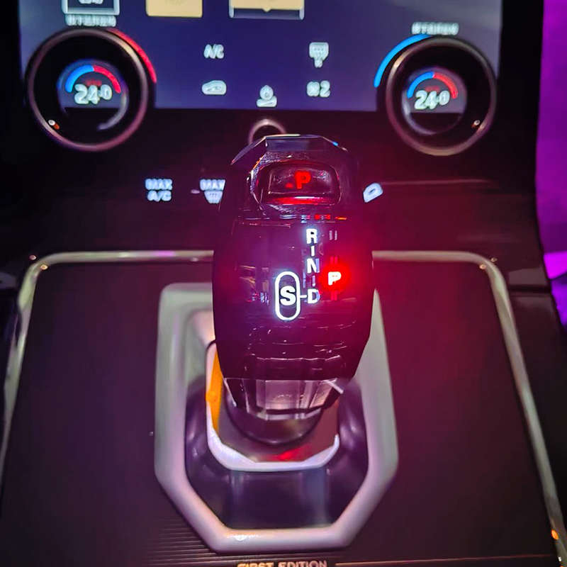 适用路虎揽胜运动版极光发现卫士星脉水晶档把改装排挡头换挂档杆