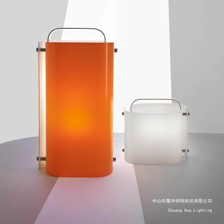 北欧简约现代卧室床头小夜灯便携充电触摸手提台灯户外露营氛围灯
