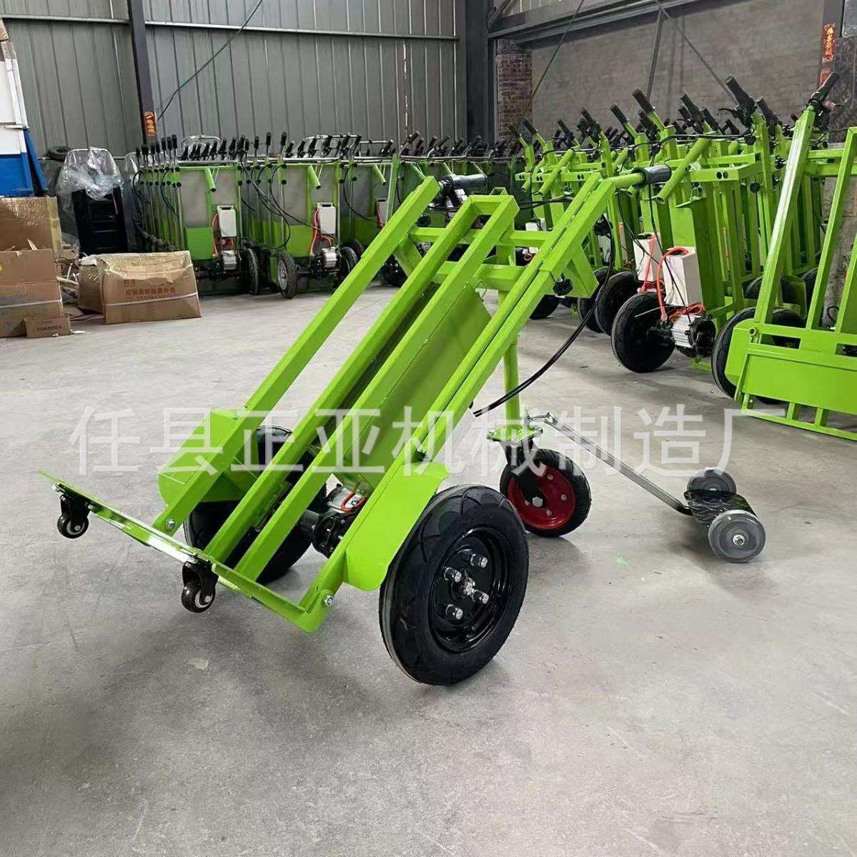 自动老虎运输车工地拉货爬坡三轮小推车手推车水泥地板砖搬运车
