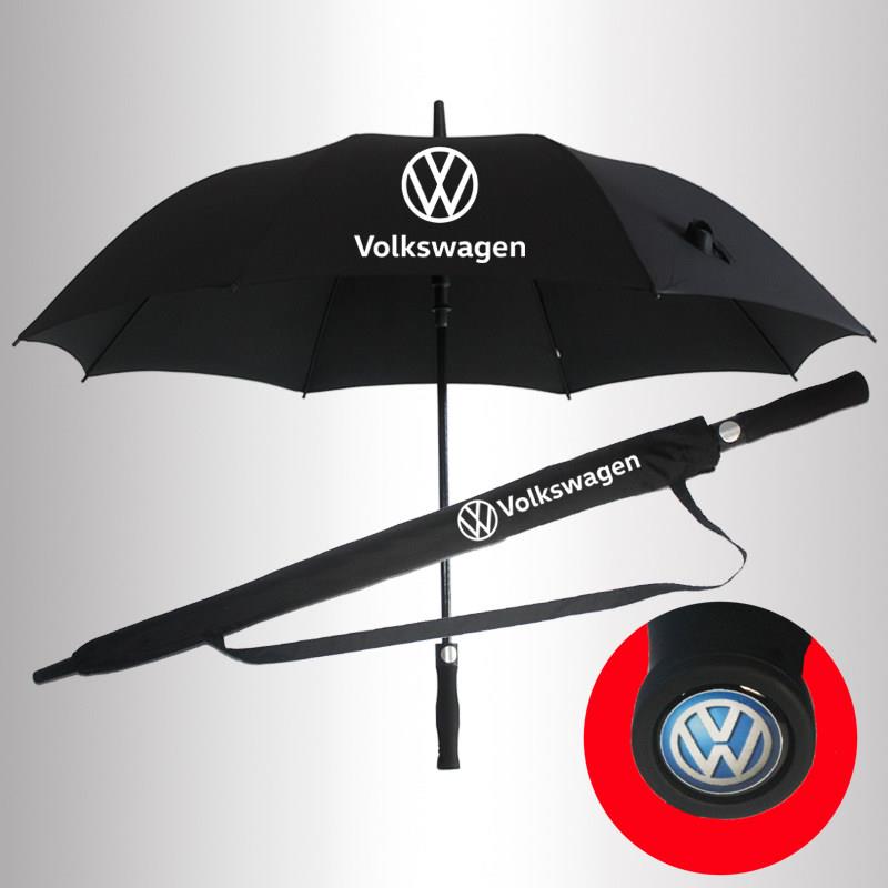 福斯雨伞双人宾士BMW哈弗Skoda长柄伞直杆双层英菲尼迪伞防晒伞