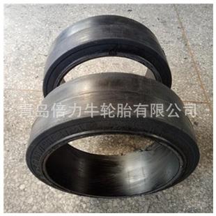 4x7x11 压配式 41拖车平板车轮 实心轮胎15x8x11.25