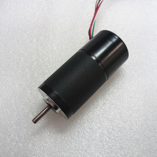 φ5出轴42RBL60-D12V24V42mm外径直流无刷电机带内置驱动总长90mm