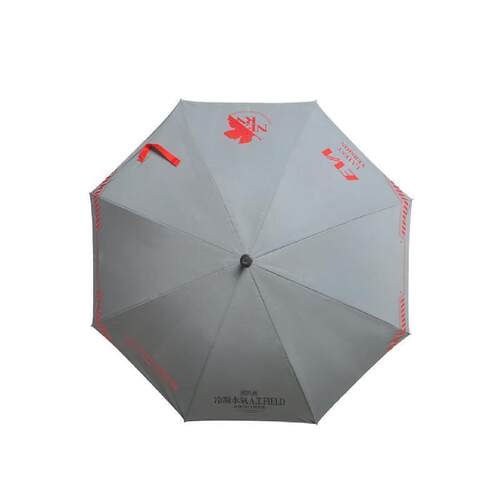 正版新世纪福音战士雨伞EVA长柄超防护款带反光条折叠黑胶晴雨伞
