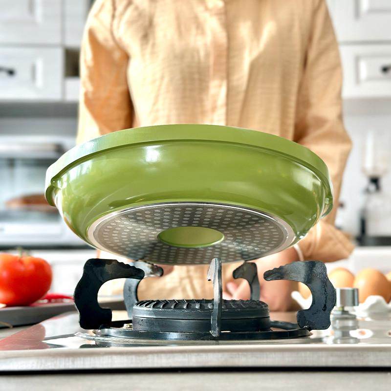 厂家批发 牛油果绿 家用陶瓷煎锅平底锅不沾锅24CM,厨房/烹饪用具,煎锅/平底锅,淘宝优惠券,粉丝福利购,淘宝优惠卷