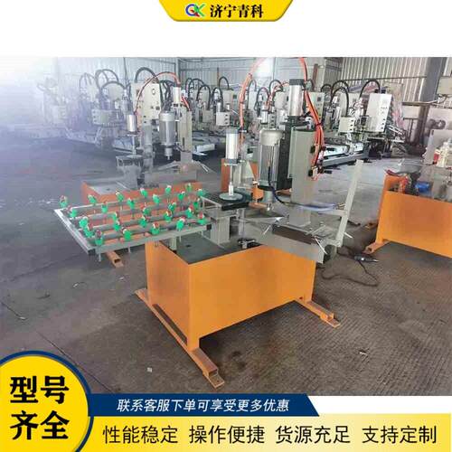 台式自动岩板圆角机双头玻璃倒角设备家具茶几餐桌面板磨角机